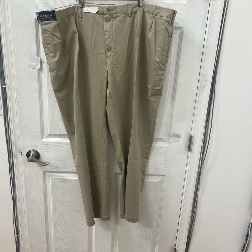Khaki pants.